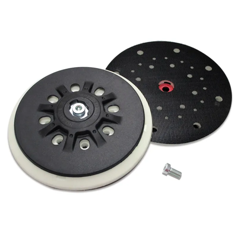 Amazon popolare 150 mm 6 pollici 6 fori PU levigatura gancio e cuscinetto ad anello per la lucidatura